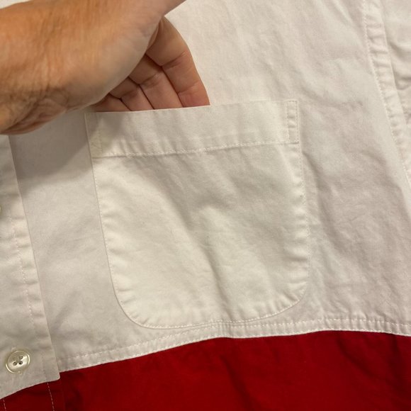 REDHEAD Mens TEXAS SHIRT Size Large Star Cotton Short Sleeves Pocket Mens - Picture 3 of 8